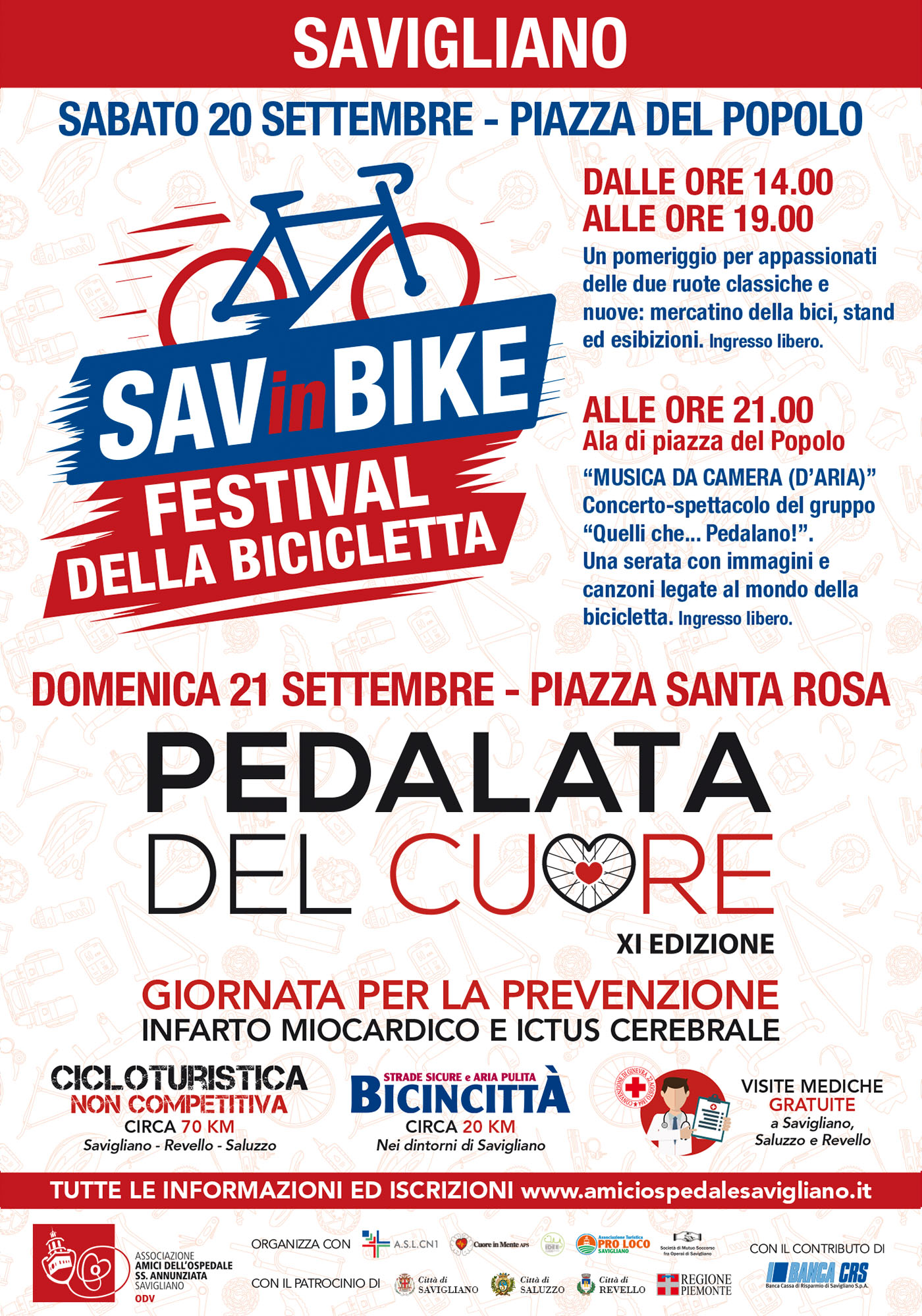 SAVinBIKE e XI PEDALATA DEL CUORE 2025